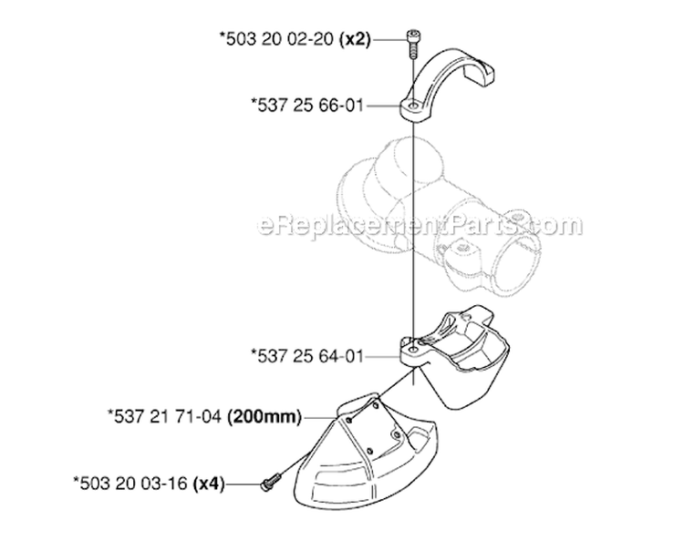 Accessories 2 Diagram and Parts List for 343R 2006-10 Husqvarna Brush Cutter