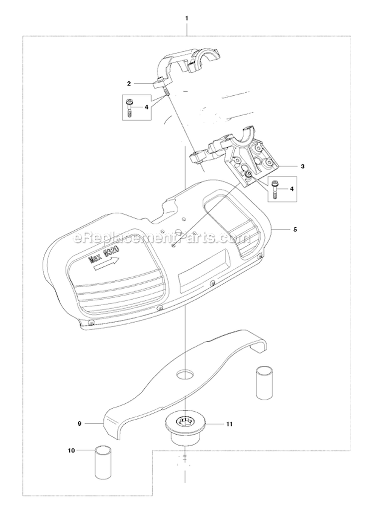 Accessories 3 Diagram and Parts List for 343R 2010-09 Husqvarna Brush Cutter