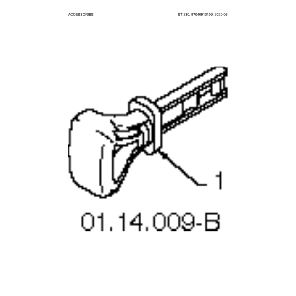 Accessories 1 Diagram and Parts List for 970528802  Husqvarna Snow Blower