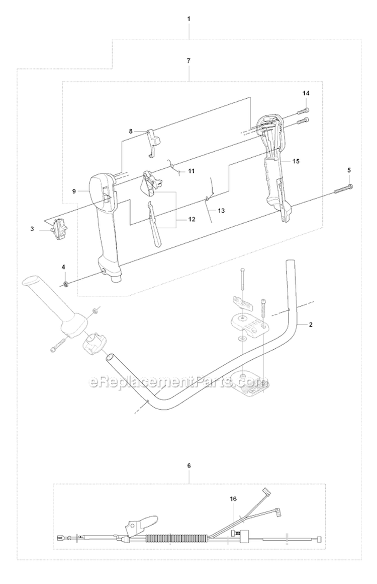 Accessories 2 Diagram and Parts List for 345FXT 2008-05 Husqvarna Brush Cutter
