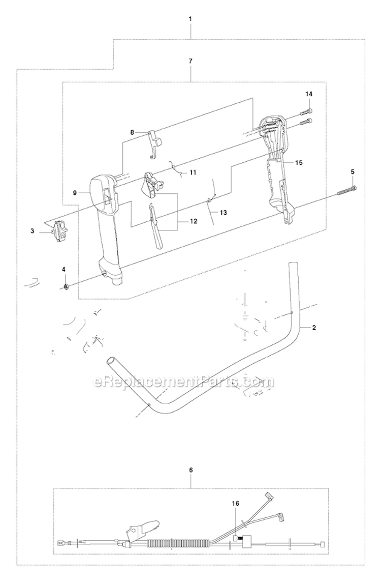 Accessories 2 Diagram and Parts List for 345FXT 2010-09 Husqvarna Brush Cutter