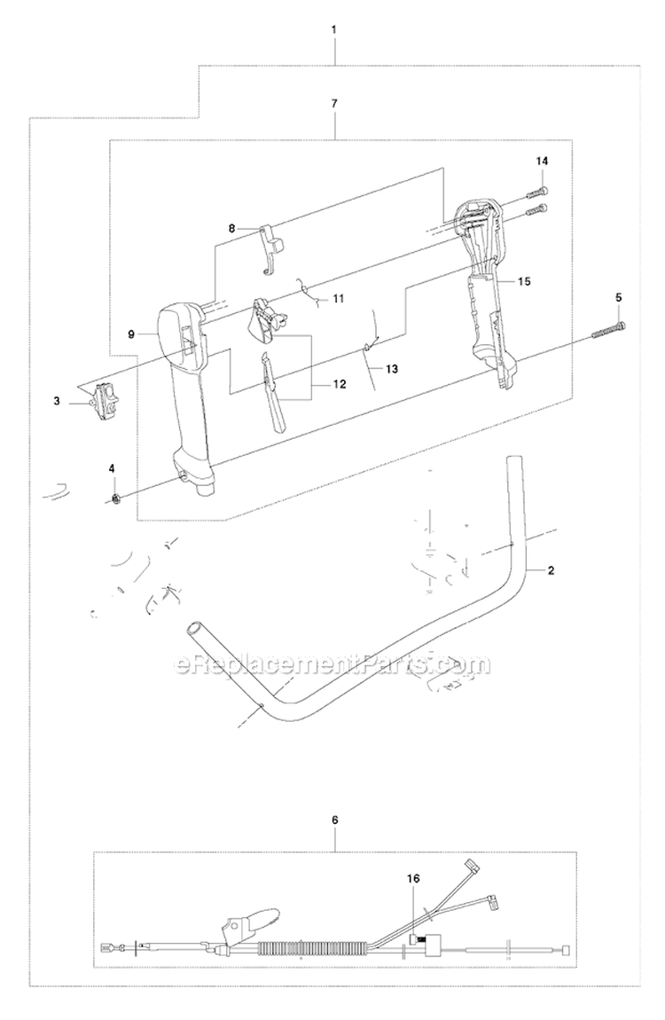 Accessories 2 Diagram and Parts List for 345FX 2010-09 Husqvarna Brush Cutter