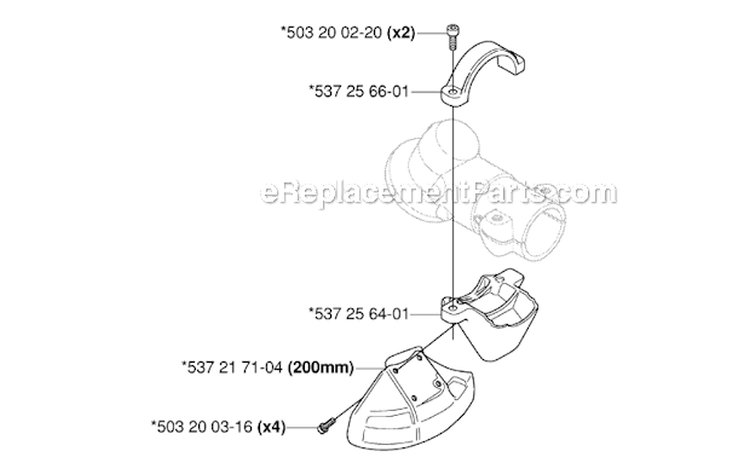 Accessories 1 Diagram and Parts List for 345RX 2006-10 Husqvarna Brush Cutter