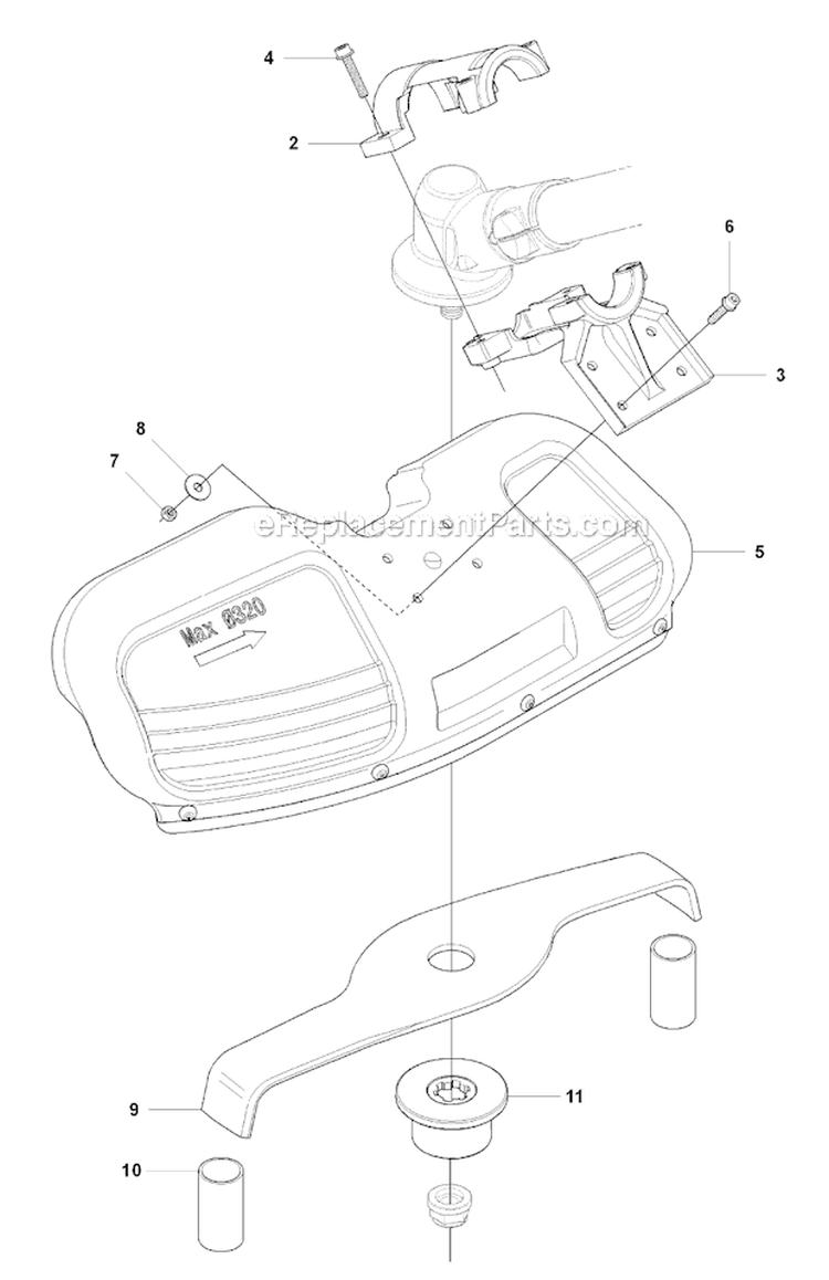 Accessories 4 Diagram and Parts List for 345RX 2008-05 Husqvarna Brush Cutter