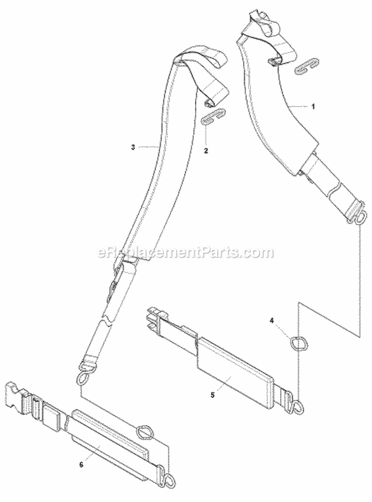 Page K Diagram and Parts List for 350BF 2009-03 Husqvarna Leaf Blower / Vacuum