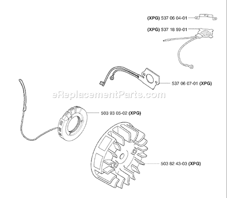 Page I Diagram and Parts List for 353 EPA I 2002-09 Husqvarna Chainsaw