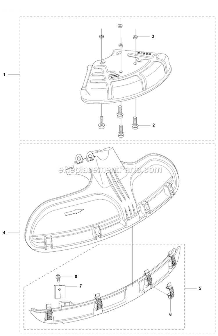 Accessories 4 Diagram and Parts List for 355FRM 2011-01 Husqvarna Brush Cutter