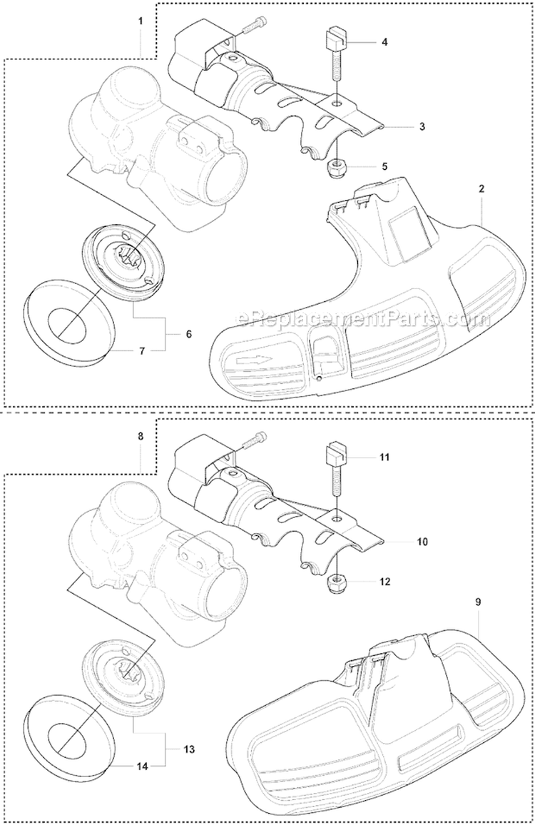 Accessories 3 Diagram and Parts List for 355FXT 2007-08 Husqvarna Brush Cutter