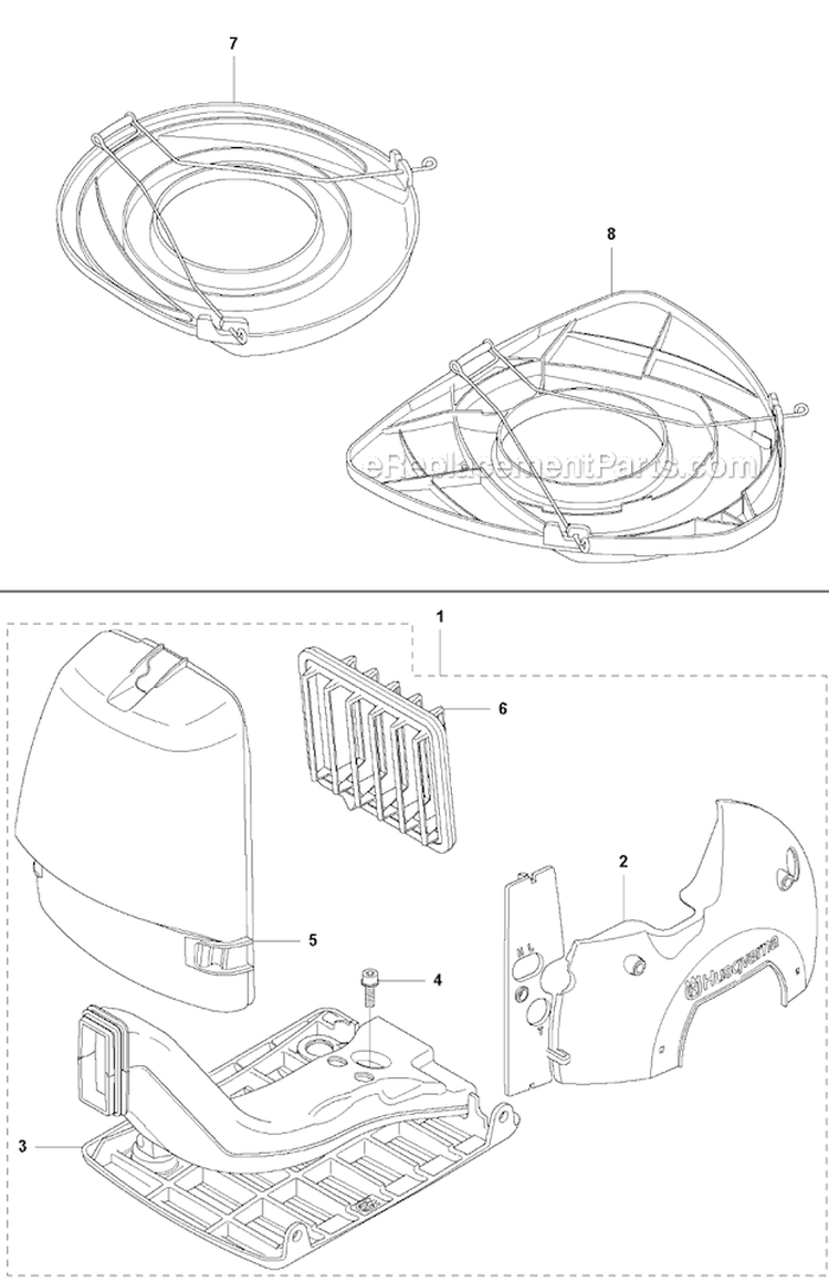 Accessories 2 Diagram and Parts List for 355FXT 2011-01 Husqvarna Brush Cutter