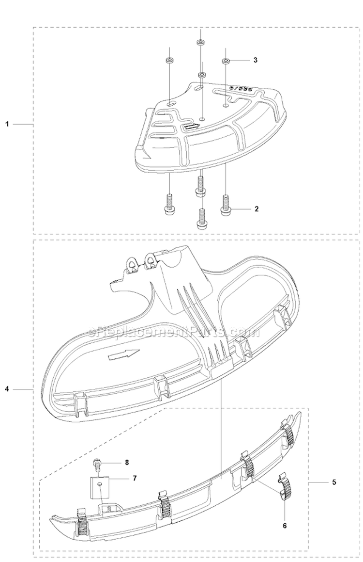 Accessories 4 Diagram and Parts List for 355FXT 2011-01 Husqvarna Brush Cutter