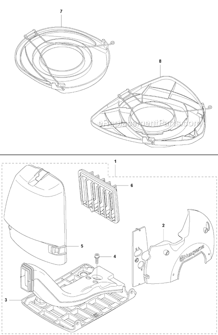 Accessories 3 Diagram and Parts List for 355RX 2011-01 Husqvarna Brush Cutter