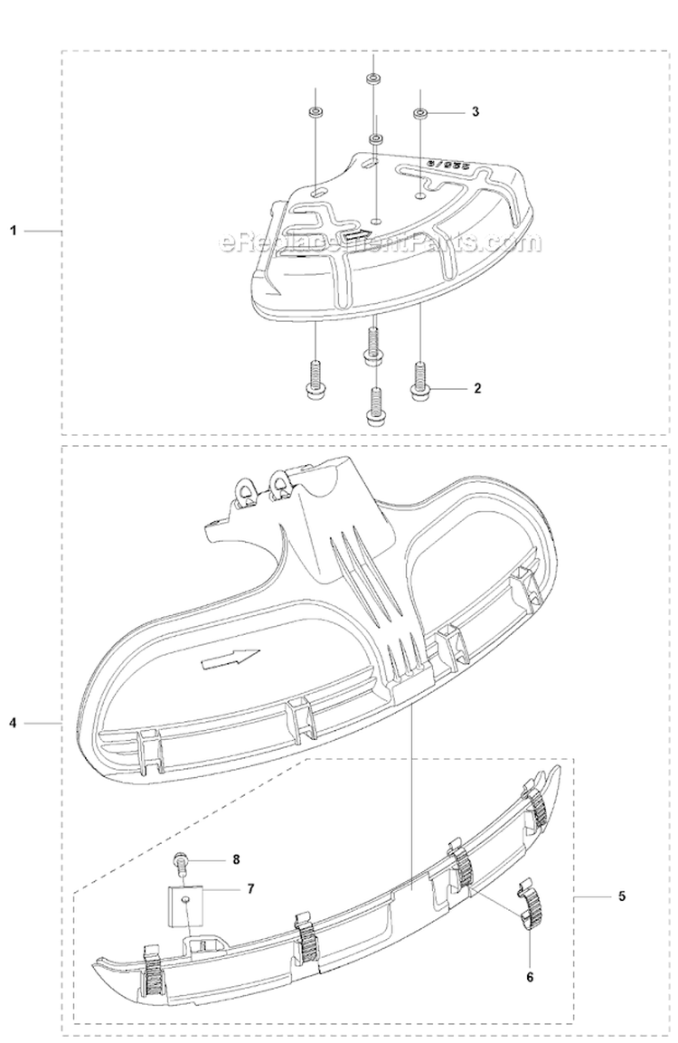 Accessories 5 Diagram and Parts List for 355RX 2011-01 Husqvarna Brush Cutter