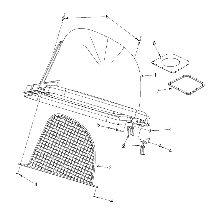 Cover Diagram and Parts List for Z400 (50-60)(2020-09) Husqvarna Lawn Tractor Accessories