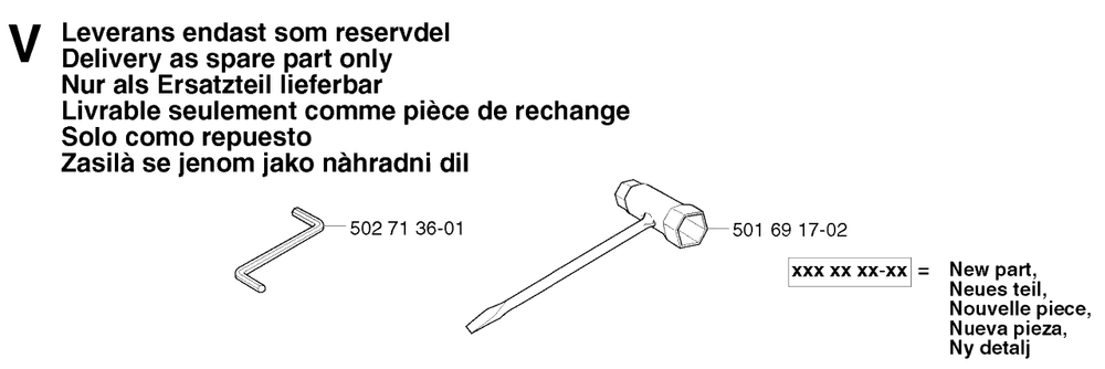 Accessories Diagram and Parts List for PF18 2003-02 Husqvarna Lawn Tractor