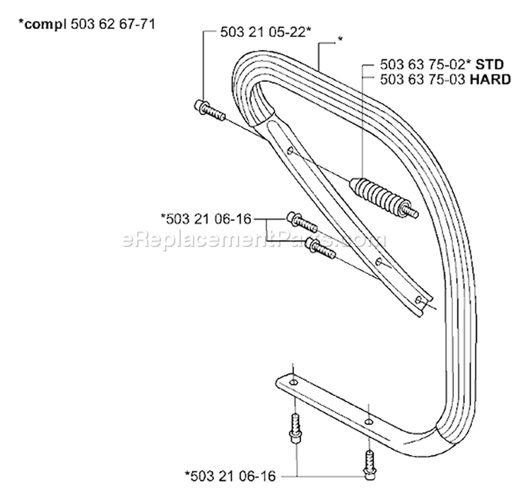 Page G Diagram and Parts List for 365EPA 365 EPA 2002-01 Husqvarna Chainsaw