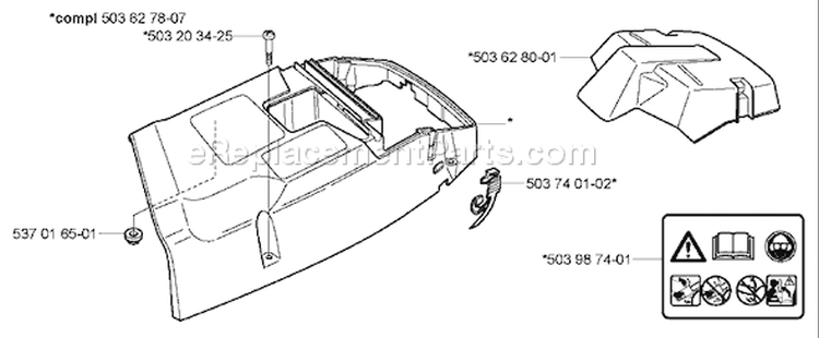 Page N Diagram and Parts List for 365EPA 365 EPA 2005-05 Husqvarna Chainsaw