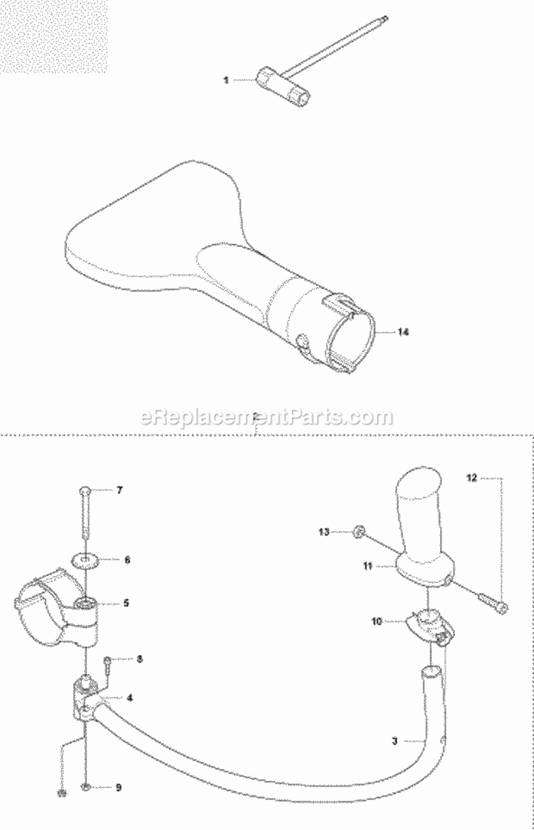 Accessories Diagram and Parts List for 370BFS 2009-03 Husqvarna Leaf Blower / Vacuum