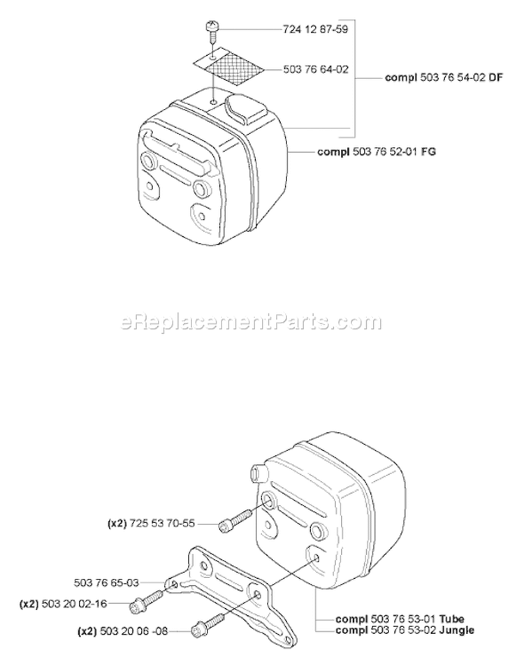 Page I Diagram and Parts List for 372 2007-01 Husqvarna Chainsaw