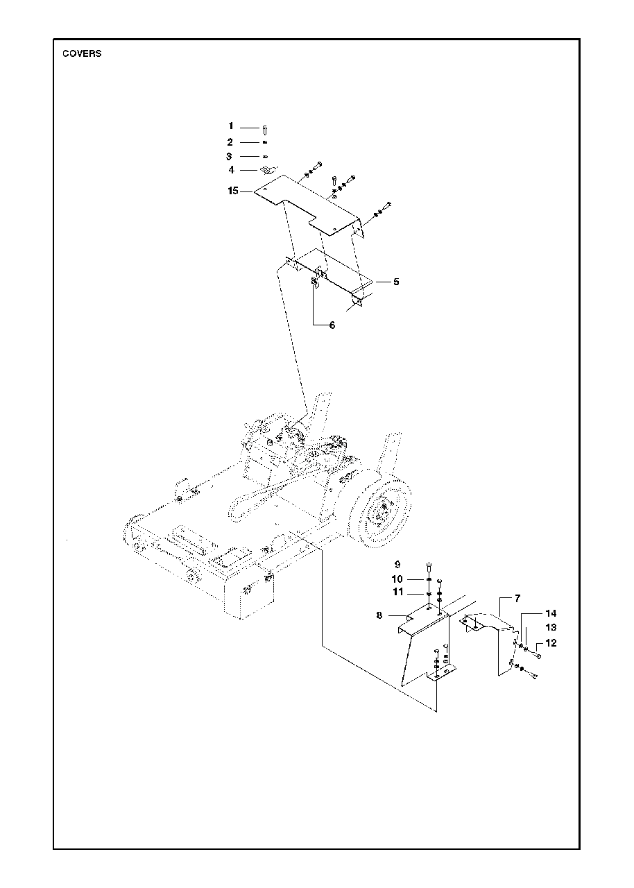 Cover Diagram and Parts List for FS520 (FS 524)(2007-08) Husqvarna Circular Saw