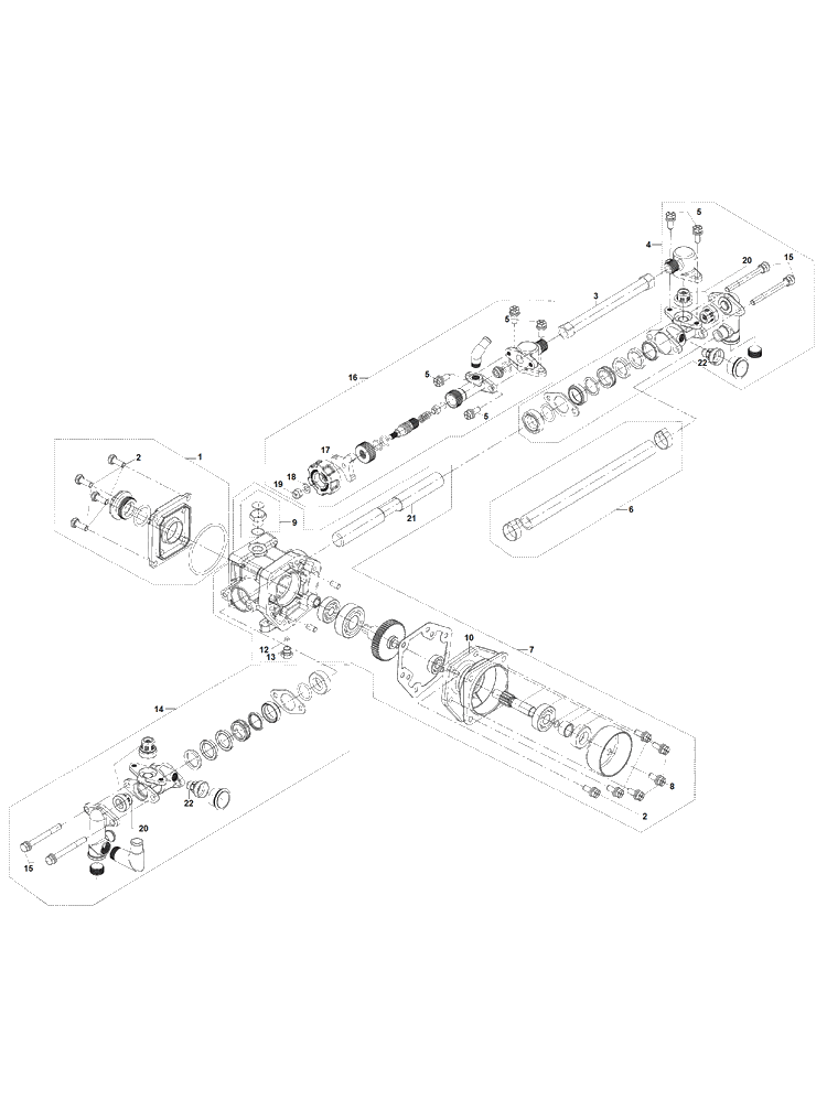 Pump Diagram and Parts List for 321S15 967078502 Husqvarna Sprayer