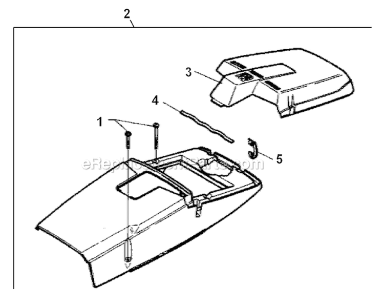 Cover Diagram and Parts List for 394XP 1992-10 Husqvarna Chainsaw