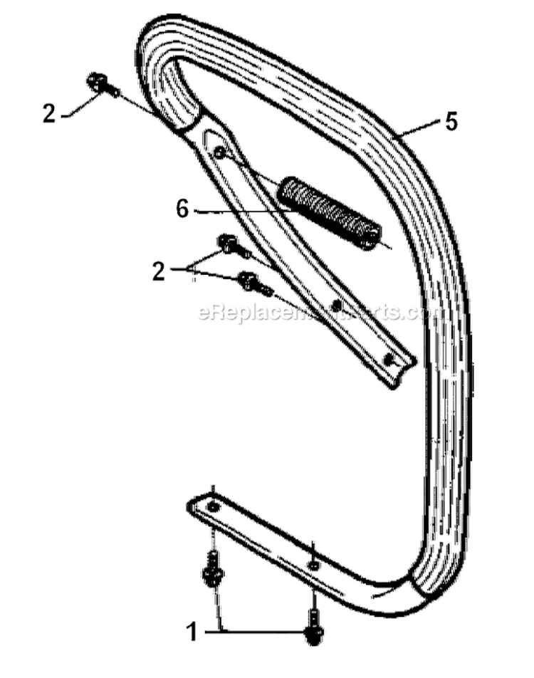 Page M Diagram and Parts List for 394XP 1994-01 Husqvarna Chainsaw