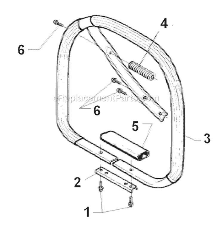 Page M Diagram and Parts List for 394XP 1996-01 Husqvarna Chainsaw
