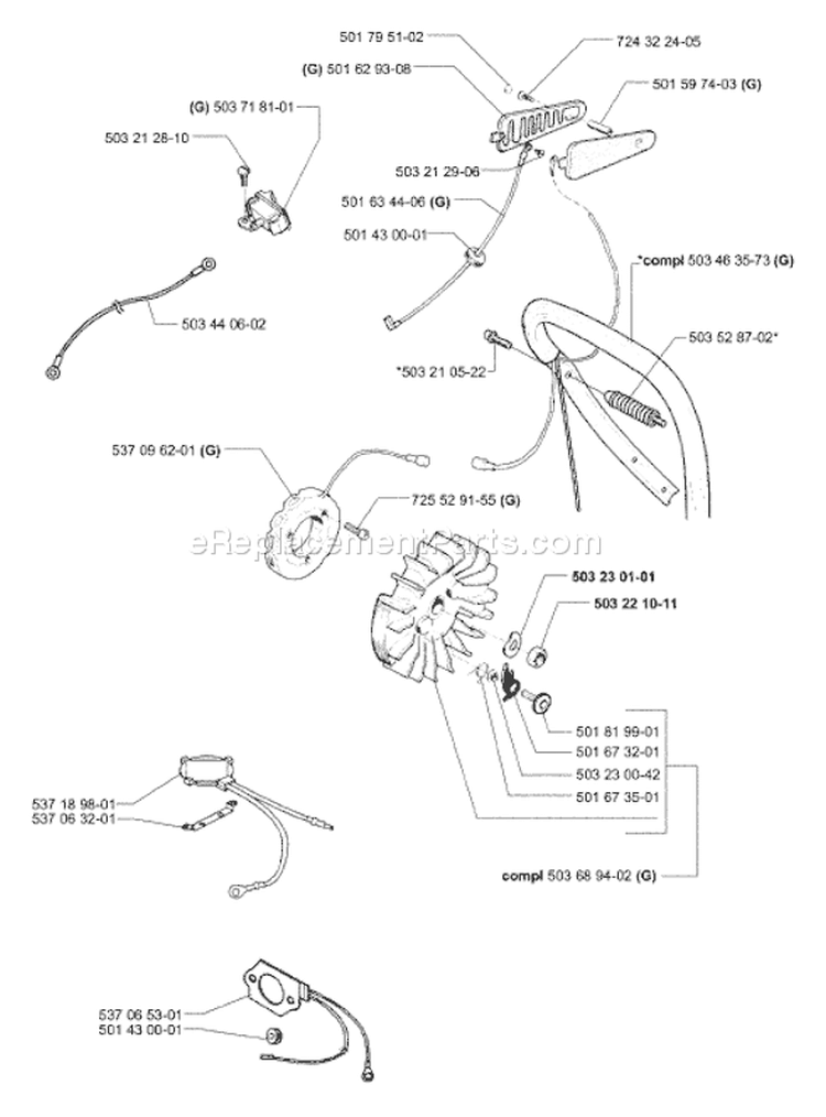 Page I Diagram and Parts List for 395 2003-10 Husqvarna Chainsaw