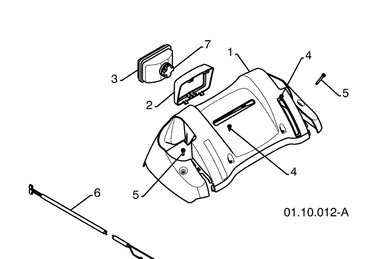 Cam And Linkage / Console Panel 2 Diagram and Parts List for 924SB (96193003500)(2008-10) Husqvarna Snow Blower