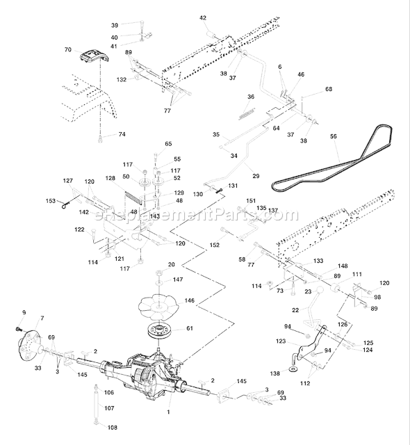 Page E Diagram and Parts List for GTH2248XPA (954567888) (2002-01) Husqvarna Lawn Tractor