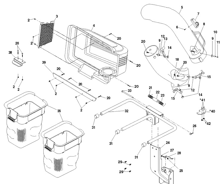 Product Complete Diagram and Parts List for 960730004 2006-12 Husqvarna Lawn Tractor Accessories