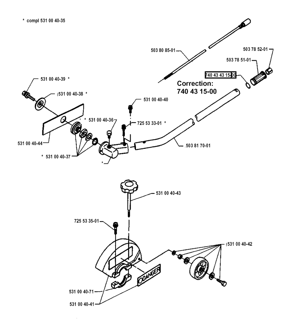 Product Complete Diagram and Parts List for 225RD 19951000001 - 19962200000 Husqvarna Trimmer