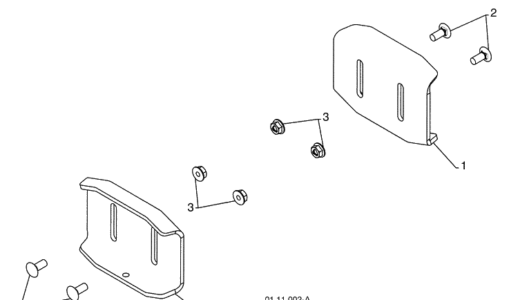Auger Housing / Impeller Assembly 1 Diagram and Parts List for 1830SB (96193005000)(2009-08) Husqvarna Snow Blower