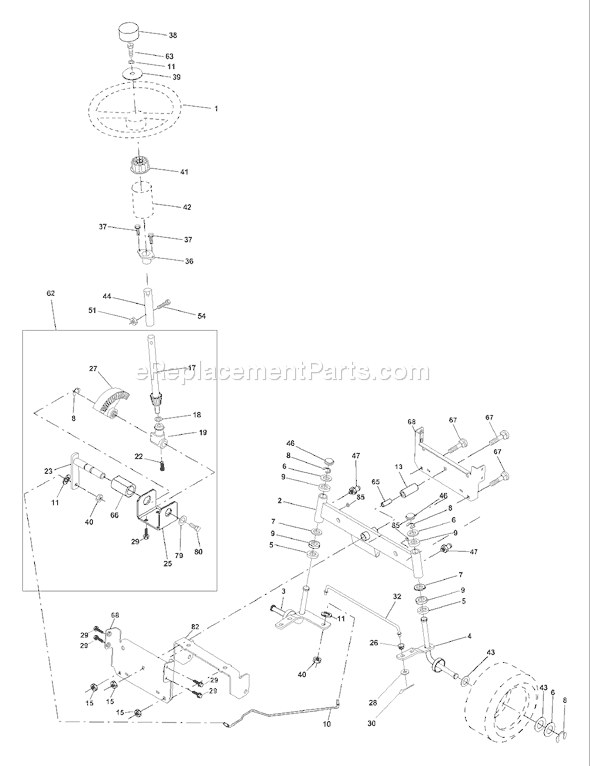 Page I Diagram and Parts List for LTH1342A (954567031) (2000-12) Husqvarna Lawn Tractor