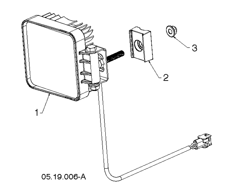 Control Panel And Discharge Chute 7 Diagram and Parts List for ST224 (97046850100)(2020-05) Husqvarna Snow Blower