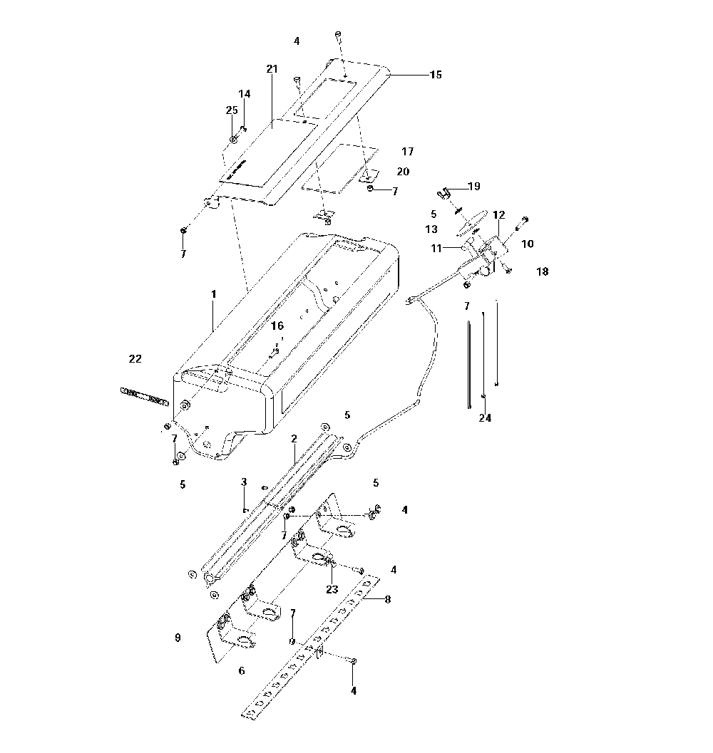 Accessories Diagram and Parts List for DT22HNRCE (966068601)(2008-02) Husqvarna Dethatcher