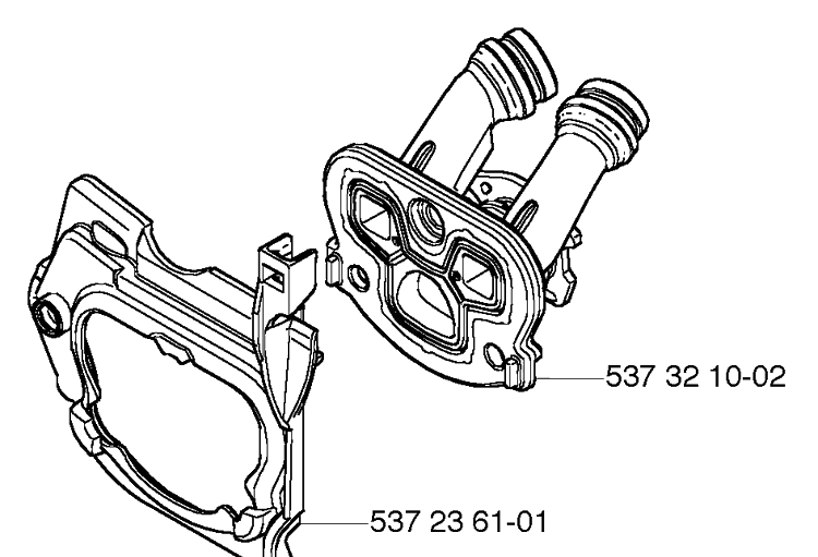Service Variations Diagram and Parts List for 455E (Rancher)(2006-06) Husqvarna Chainsaw