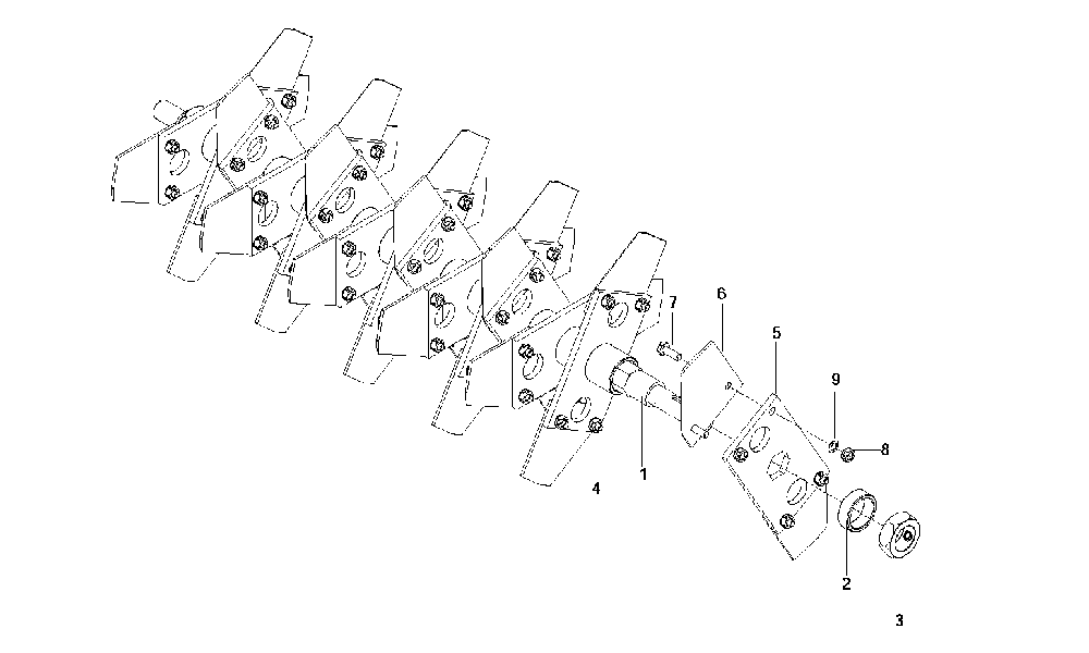 Delta Blade Diagram and Parts List for DT22HNRCE (966068601)(2008-02) Husqvarna Dethatcher