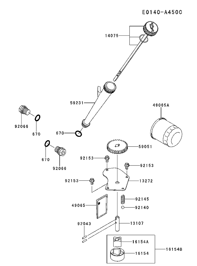 Lubrication Diagram and Parts List for FX751V-FS00 2017-09 Husqvarna Engine