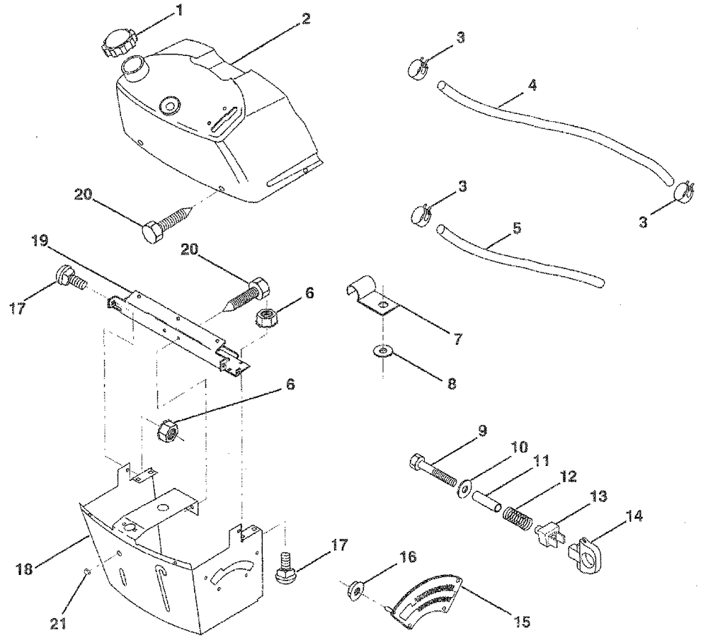 Dash Diagram and Parts List for LR120 (954000582-C)(1993-01) Husqvarna Lawn Tractor