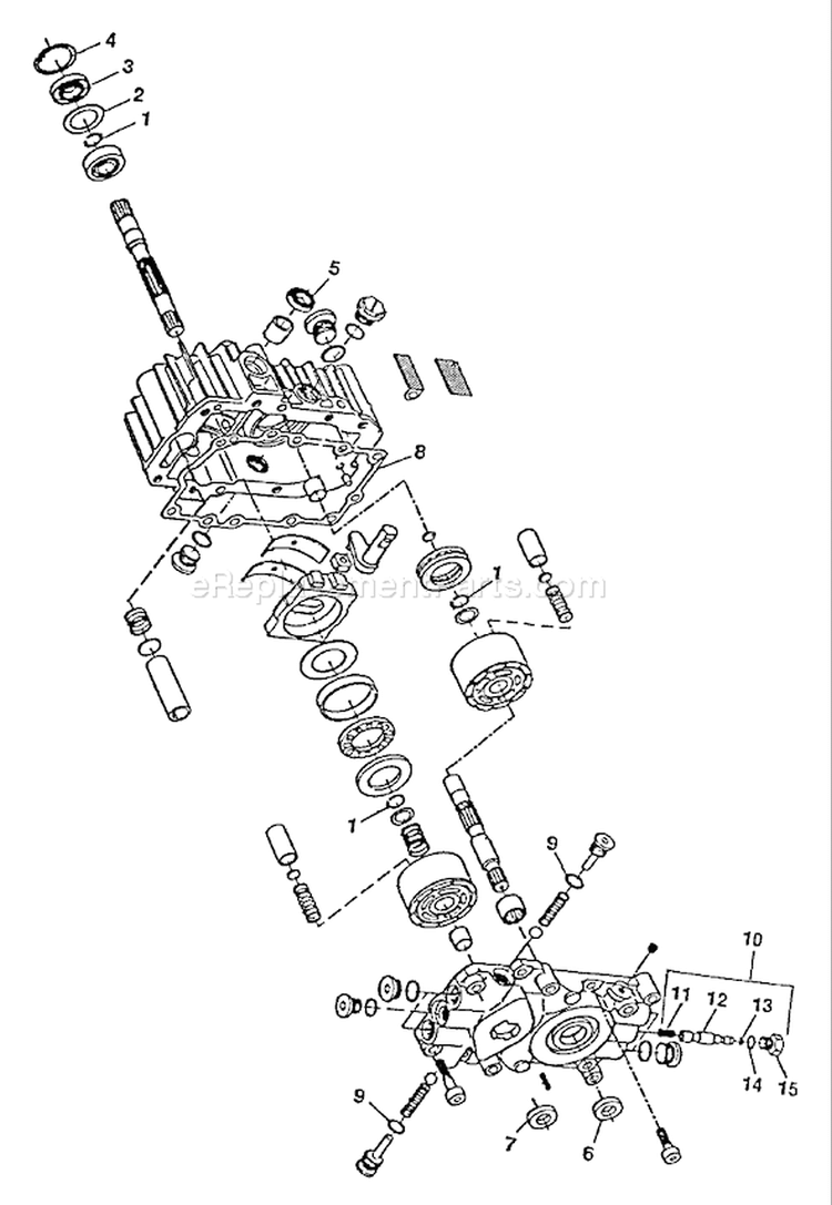 Page F Diagram and Parts List for 4125H 4125 H 1992-01 Husqvarna Lawn Tractor