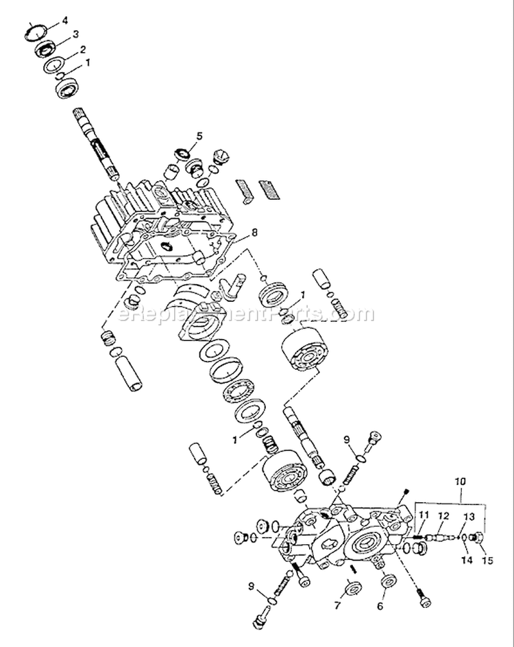 Page F Diagram and Parts List for 4140H 4140 H 1992-01 Husqvarna Lawn Tractor