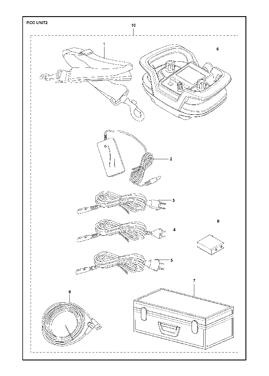 Remote Control Accessories Diagram and Parts List for PP480 (20134402530 & Above)(2013-11) Husqvarna Miscellaneous