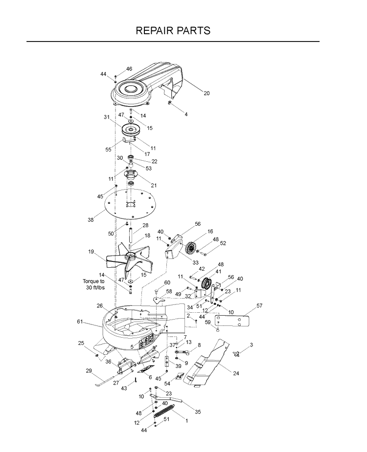 Repair Parts Diagram and Parts List for 966004701 2010-10 Husqvarna Lawn Tractor Accessories