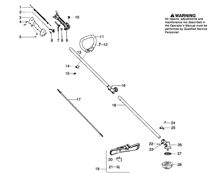 128ld 2 Diagram and Parts List for 125LD 2008-11 Husqvarna Trimmer
