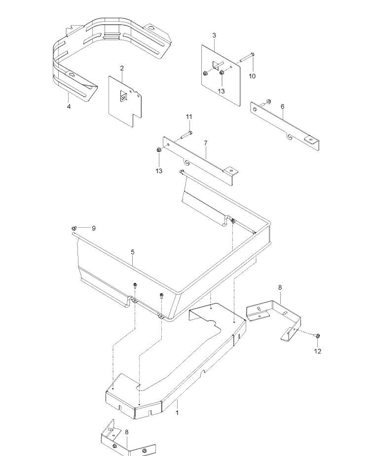 Guards 2 Diagram and Parts List for Z242F (96766570300)(2020-09) Husqvarna Lawn Mower