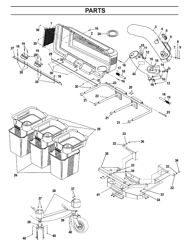 Product Complete Diagram and Parts List for 968999211 2006-03 Husqvarna Lawn Tractor Accessories
