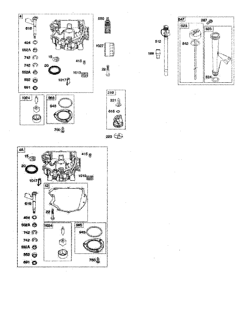 Engine sump/oil pump/dipstick Diagram and Parts List for Z246I-967323901-00  Husqvarna Lawn Mower