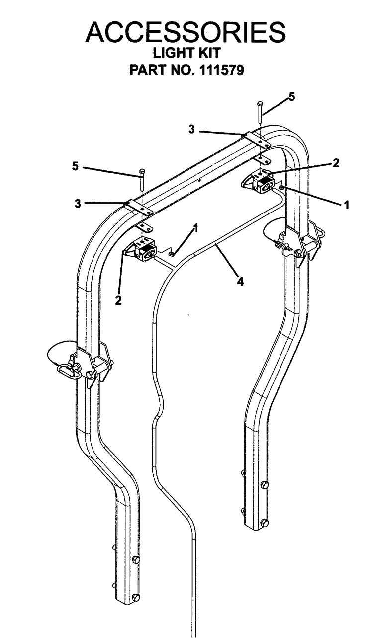 Accessories 7 Diagram and Parts List for IZ5223 (968999526)(2006-08) Husqvarna Lawn Mower