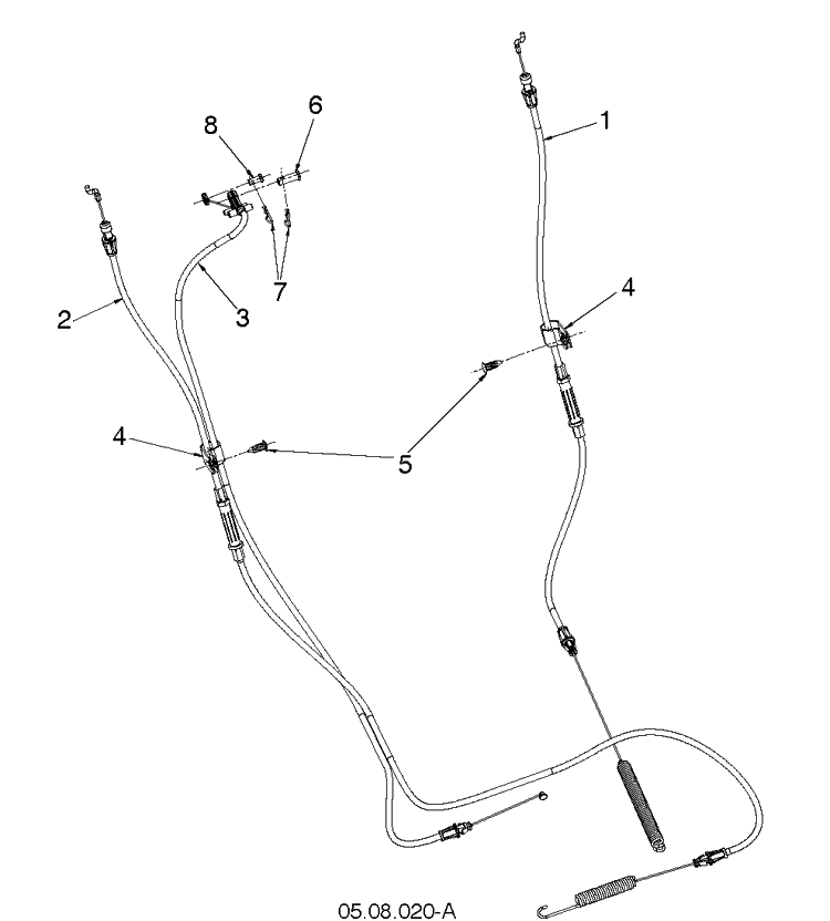 Control Panel And Discharge Chute 6 Diagram and Parts List for ST227 (97046890100)(2020-05) Husqvarna Snow Blower